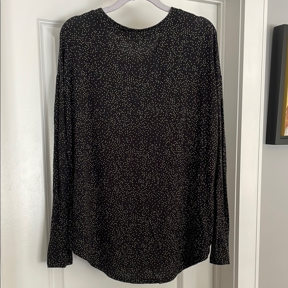 Gap Black and White Polka Dot Top - Picture 5 of 6